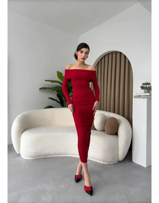 Dakota Drapeli Elbise