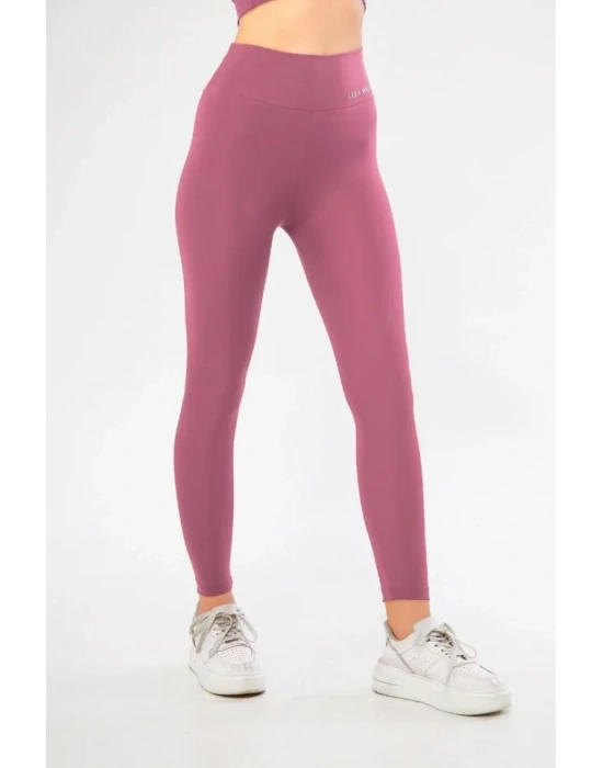 Dalgıç Yüksel Bel Baskılı Tayt  or