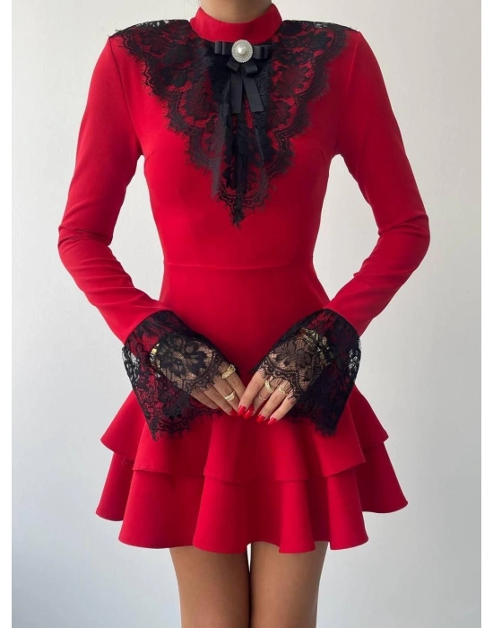 Danya Dantel Mini Elbise