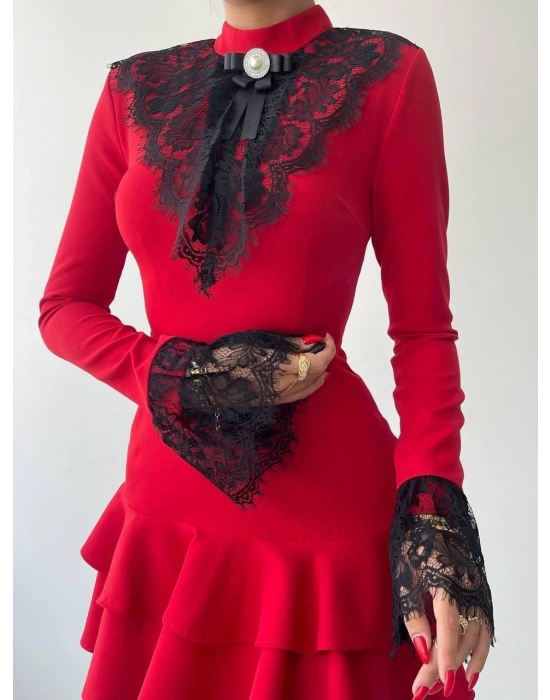 Danya Dantel Mini Elbise