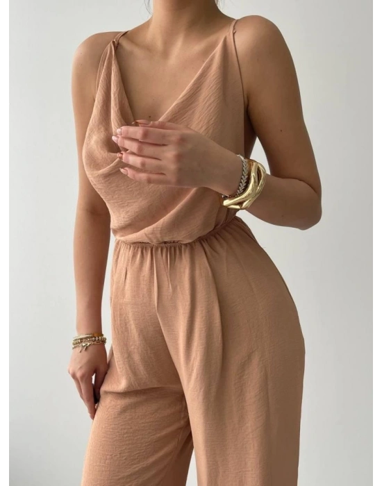 Darcy Sırt Dekolteli Tulum