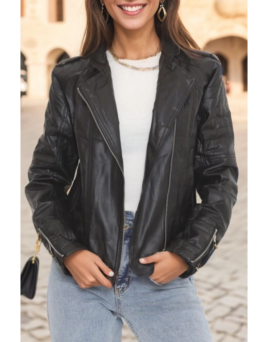 Deri Ceket Siyah