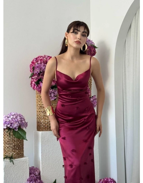 Dora Çiçek Detaylı Elbise