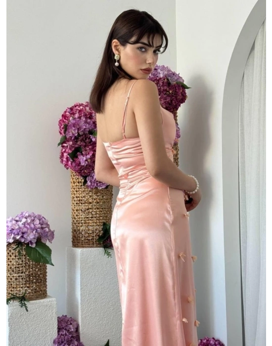 Dora Çiçek Detaylı Elbise