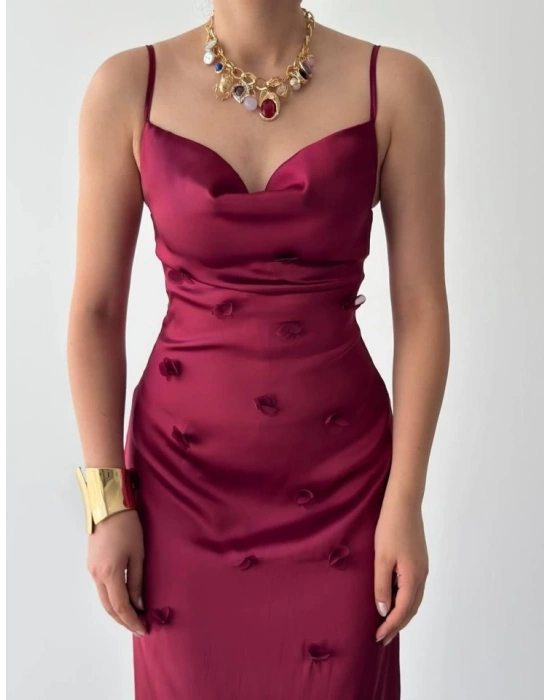 Dora Çiçek Detaylı Elbise