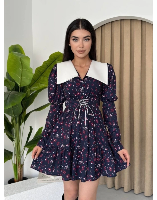 Dreamy İp Detaylı ini Elbise