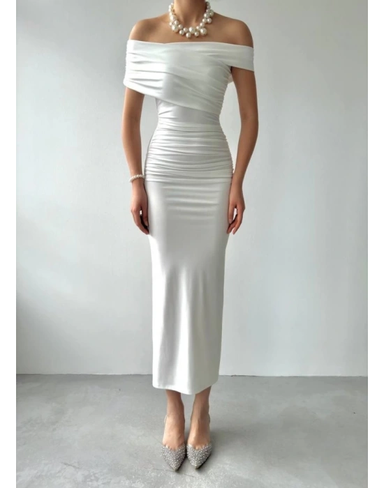 Dron Straplez Elbise