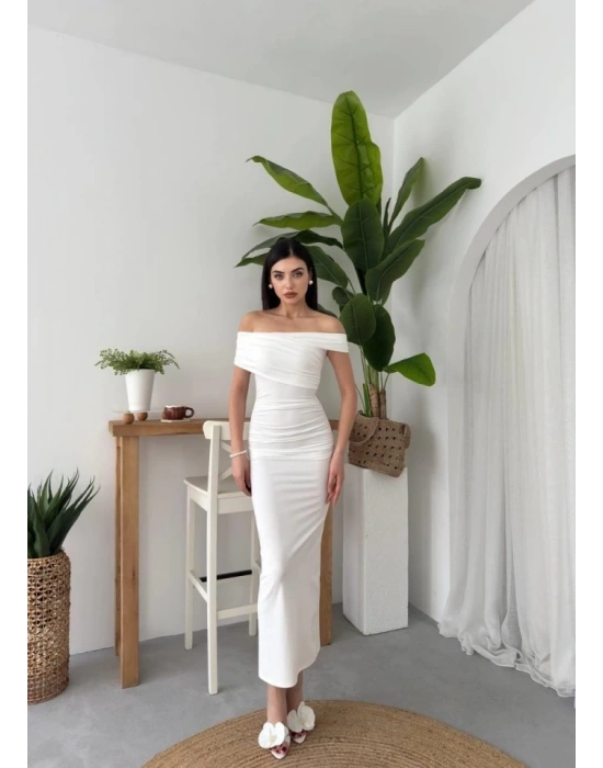 Dron Straplez Elbise