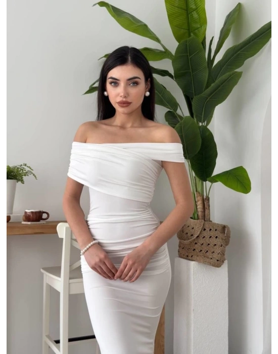 Dron Straplez Elbise