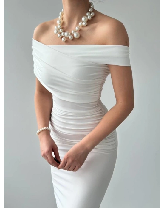 Dron Straplez Elbise