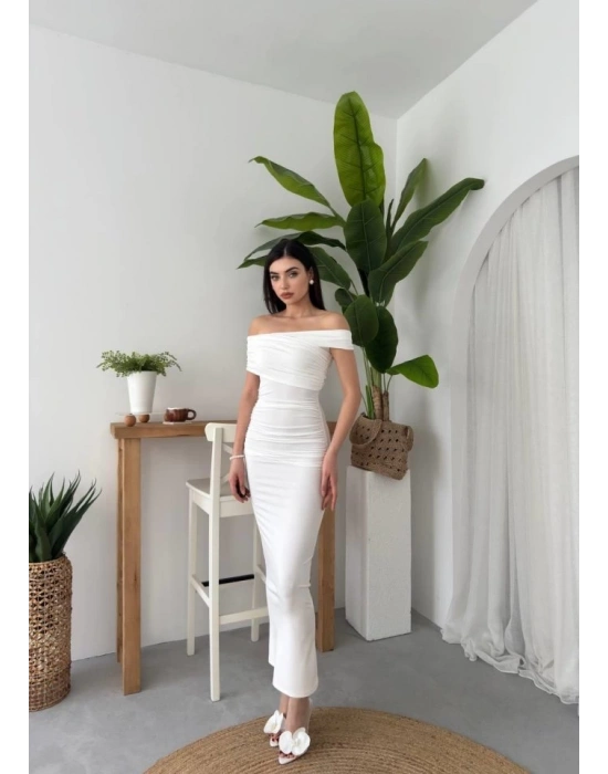 Dron Straplez Elbise