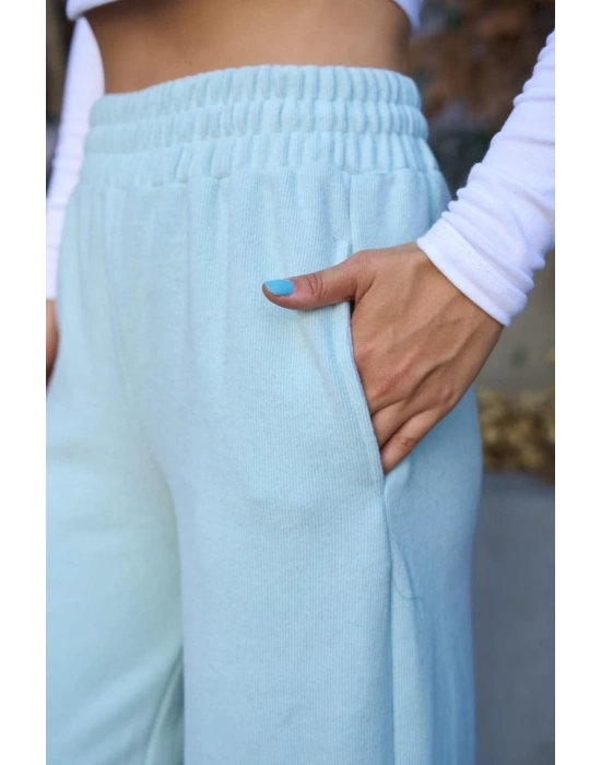 Düz Lastikli Eşofman  int Yeşili