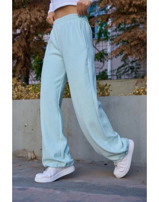 Düz Lastikli Eşofman  int Yeşili