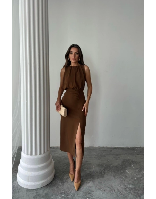 ELBİSE  Kahverengi