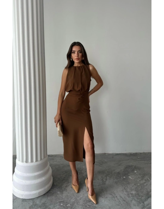ELBİSE  Kahverengi