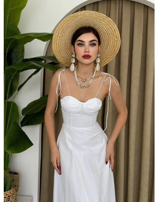 Elia İp Askılı Elbise