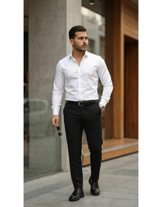 Erkek aten Klasik Gömlek