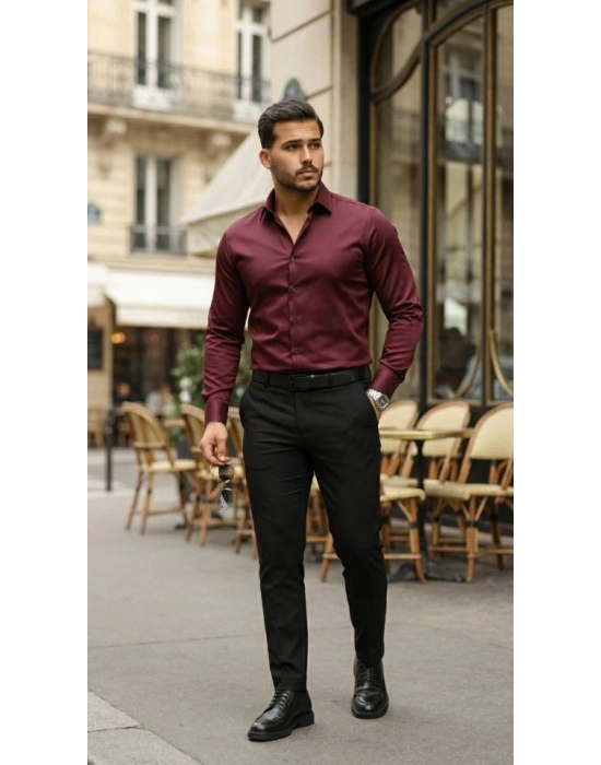 Erkek aten Klasik Gömlek