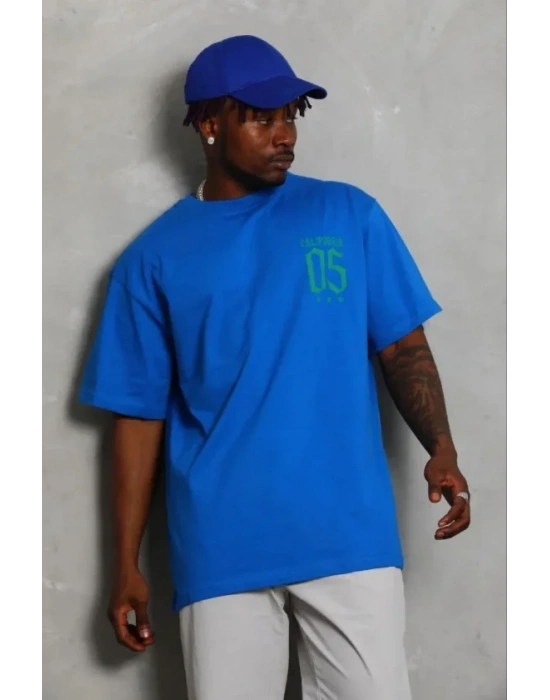 Erkek Baskılı Thirt Kısa Kol Bisiklet Yaka Regular Fit Rahat Kalıp Günlük Tişört  aks avisi