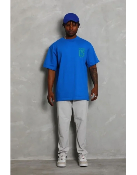 Erkek Baskılı Thirt Kısa Kol Bisiklet Yaka Regular Fit Rahat Kalıp Günlük Tişört  aks avisi