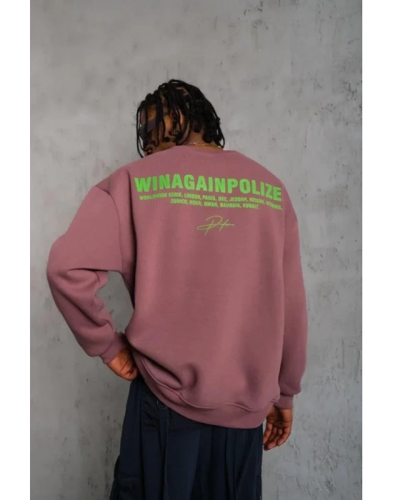 Erkek Baskılı weat  Gül Kurusu