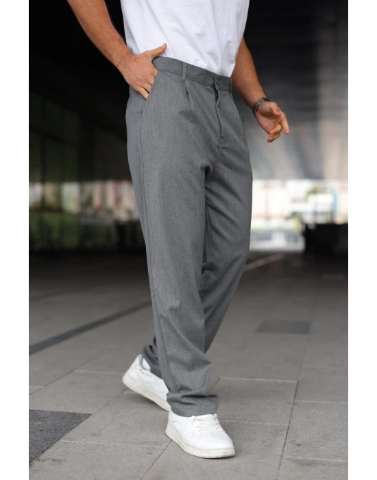 Erkek Beli astikli Baggy Pantolon