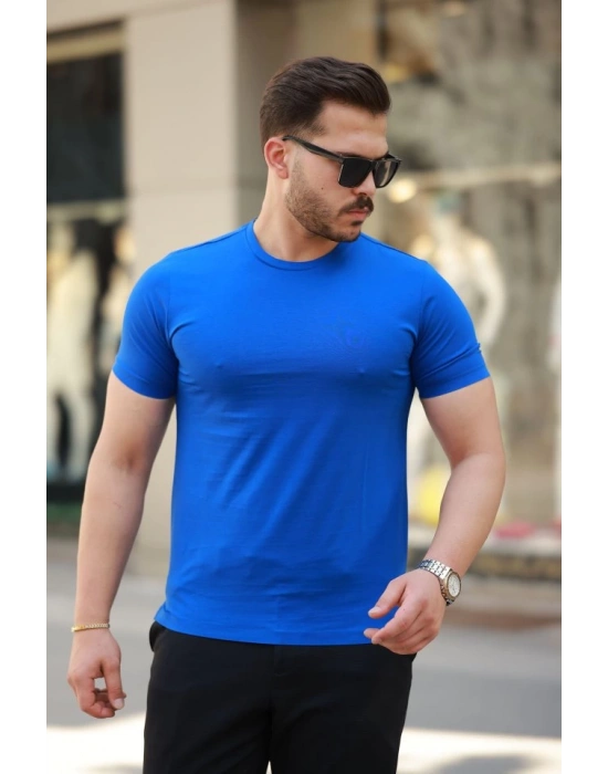 Erkek Bisiklet Yaka Basic Tişört