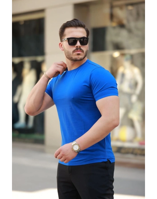 Erkek Bisiklet Yaka Basic Tişört