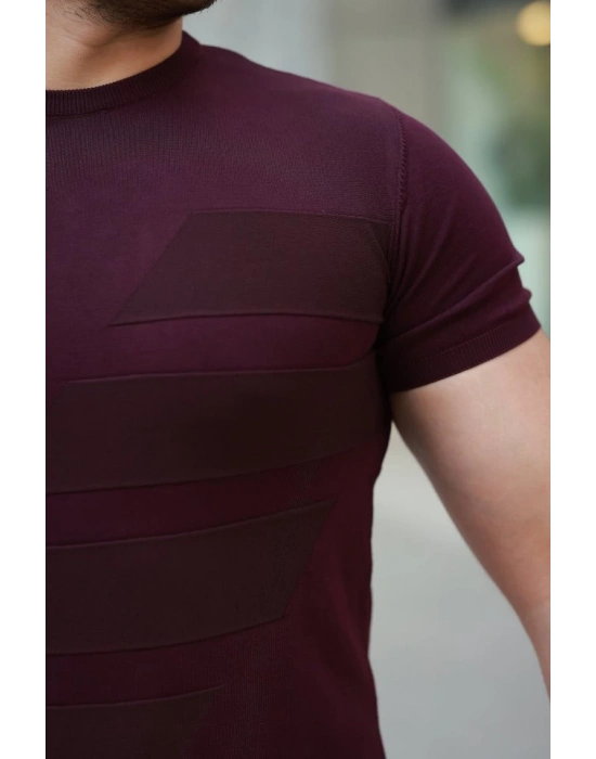 Erkek Bisiklet Yaka Kısa Kollu Tişört