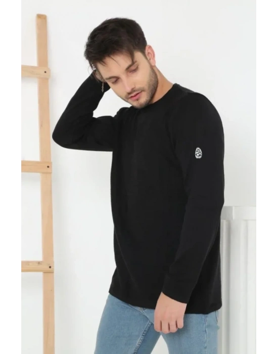 Erkek Biskilet Yaka Kolu Armalı  iyah