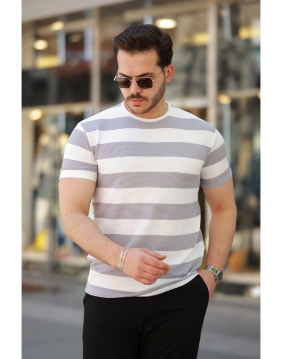 Erkek çift Renk Pamuklu örme Kumaş Kısa Kollu Tshirt