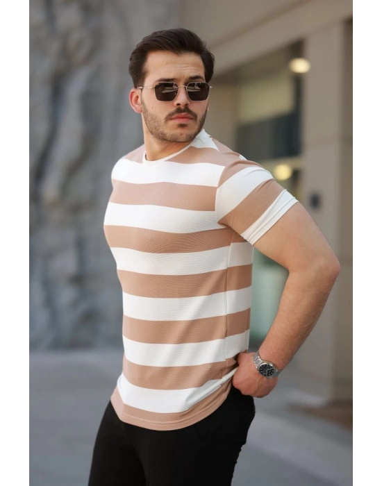 Erkek çift Renk Pamuklu örme Kumaş Kısa Kollu Tshirt