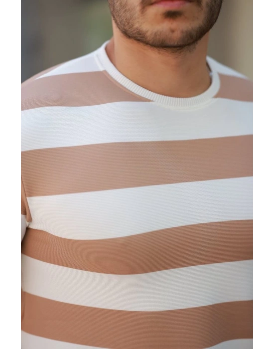 Erkek çift Renk Pamuklu örme Kumaş Kısa Kollu Tshirt