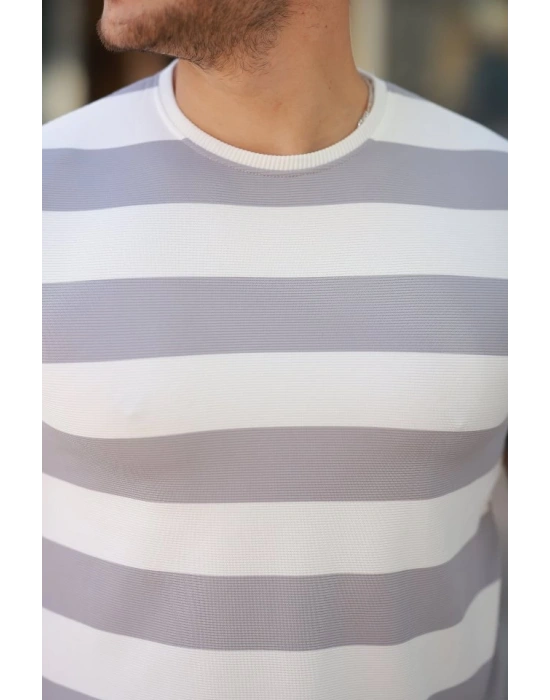 Erkek çift Renk Pamuklu örme Kumaş Kısa Kollu Tshirt