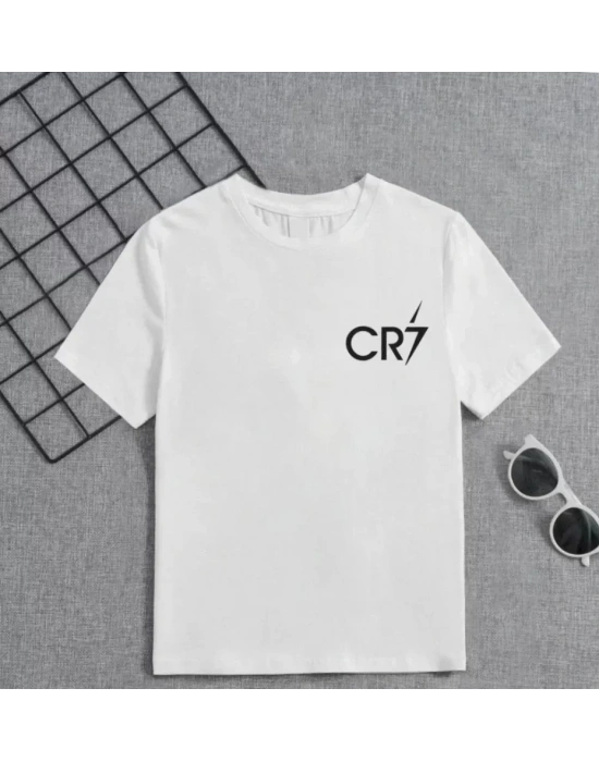 Erkek Çocuk Baskılı TShirt  Beyaz