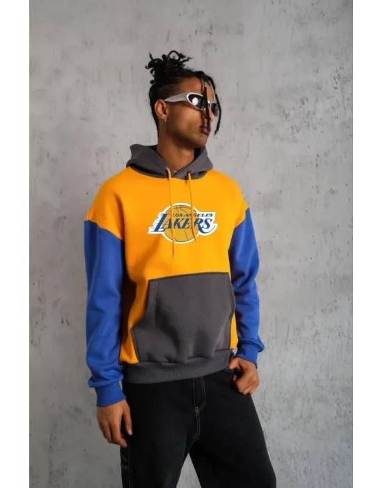 Erkek Çok Parçalı Kapüşonlu Ve Kordon İpli weatshirt  arı