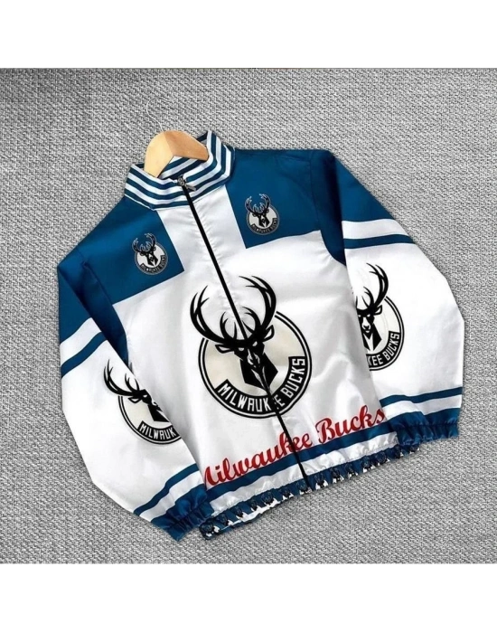 Erkek Dijital Baskılı Rüzgarlık  Beyaz