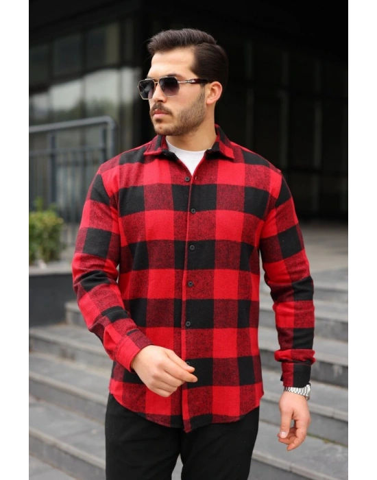 Erkek Ekose Desenli Oduncu Gömlek