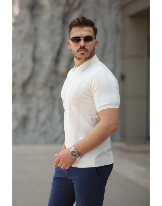 Erkek Hemşire Yaka Kısa Kollu Tişört