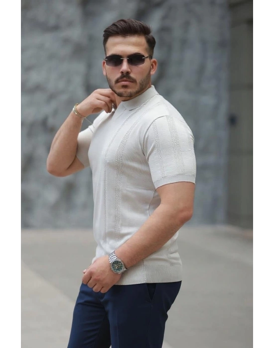 Erkek Hemşire Yaka Kısa Kollu Tişört