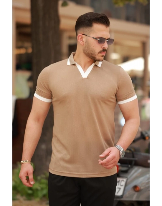 Erkek Hemşire Yaka Kısa Kollu Tişört