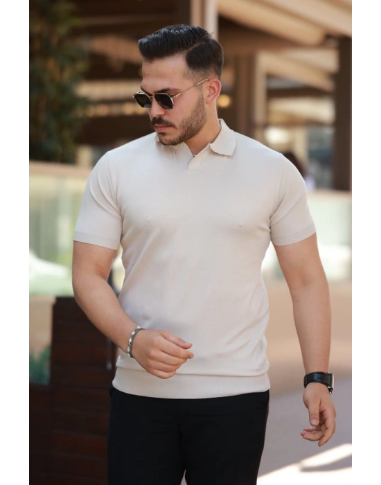 Erkek Hemşire Yaka Kısa Kollu Tişört