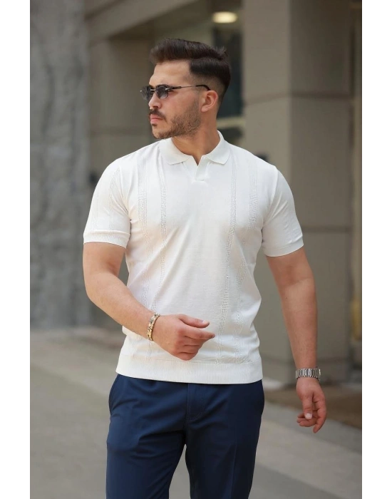 Erkek Hemşire Yaka Kısa Kollu Tişört