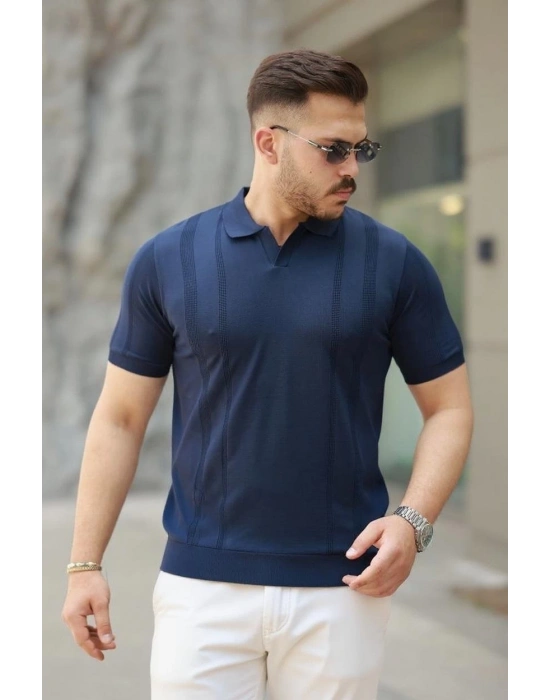 Erkek Hemşire Yaka Kısa Kollu Tişört