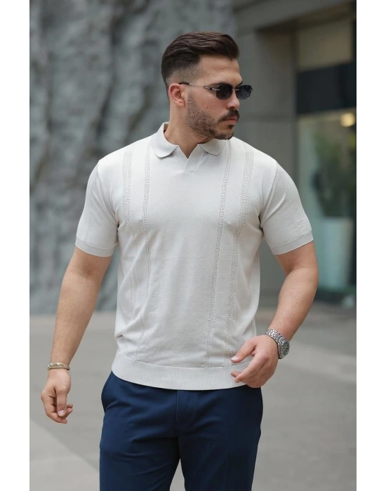 Erkek Hemşire Yaka Kısa Kollu Tişört