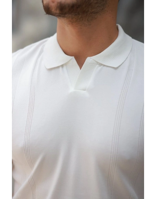 Erkek Hemşire Yaka Kısa Kollu Tişört