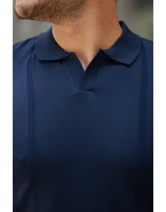 Erkek Hemşire Yaka Kısa Kollu Tişört