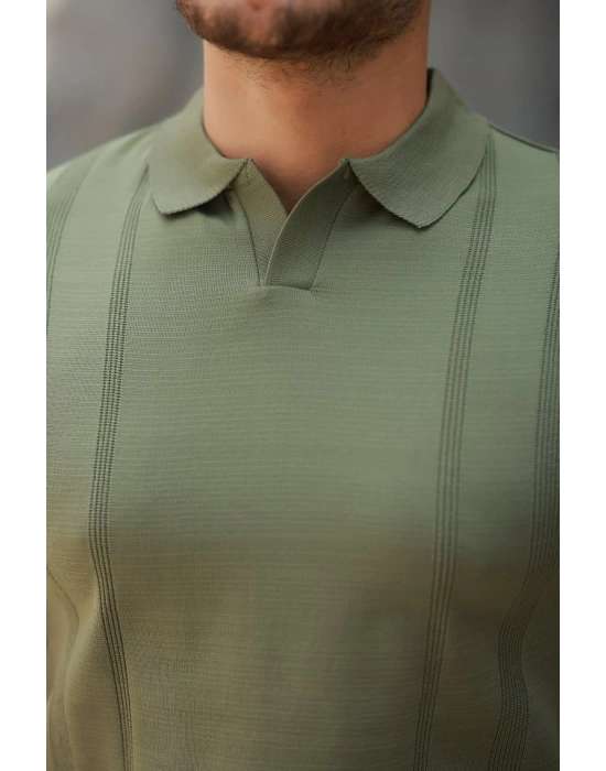 Erkek Hemşire Yaka Kısa Kollu Tişört