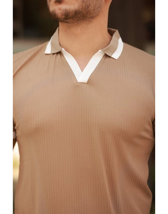 Erkek Hemşire Yaka Kısa Kollu Tişört