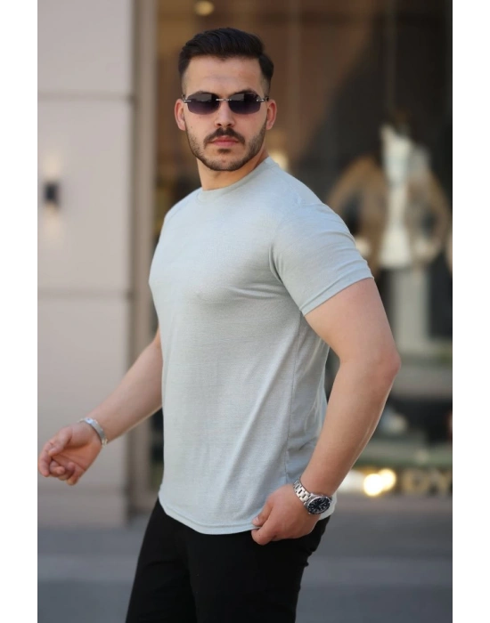 Erkek ini Jakarlı Kısa Kollu Tshirt